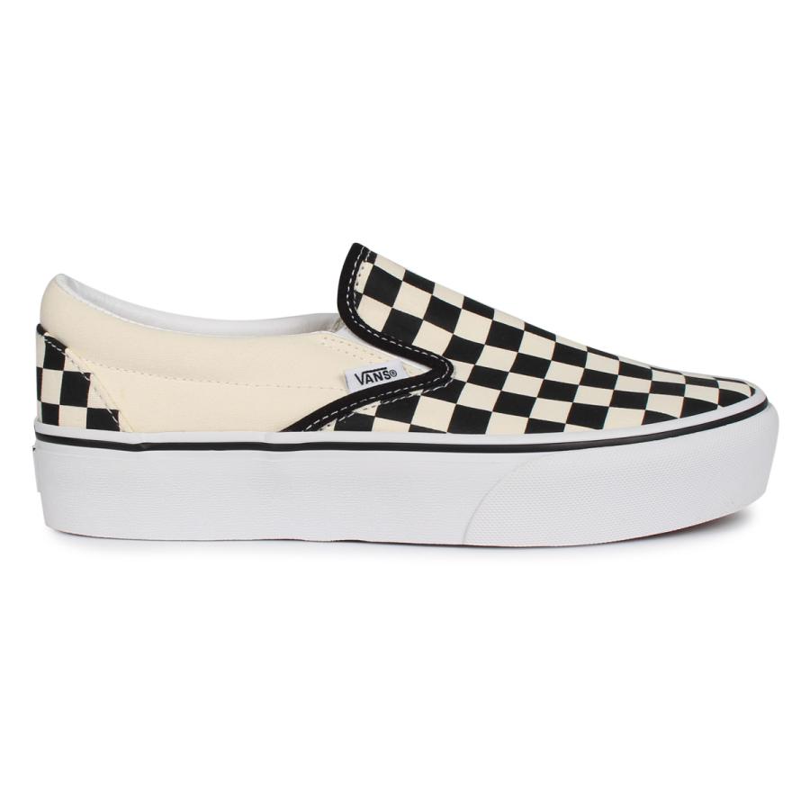 ヴァンズ VANS スリッポン クラシック スニーカー メンズ レディース バンズ 厚底 CLASSIC SLIP-ON PLATFORM VN00018EBWW｜sugaronlineshop｜02