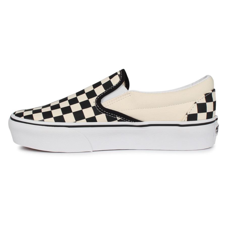 ヴァンズ VANS スリッポン クラシック スニーカー メンズ レディース バンズ 厚底 CLASSIC SLIP-ON PLATFORM VN00018EBWW｜sugaronlineshop｜03