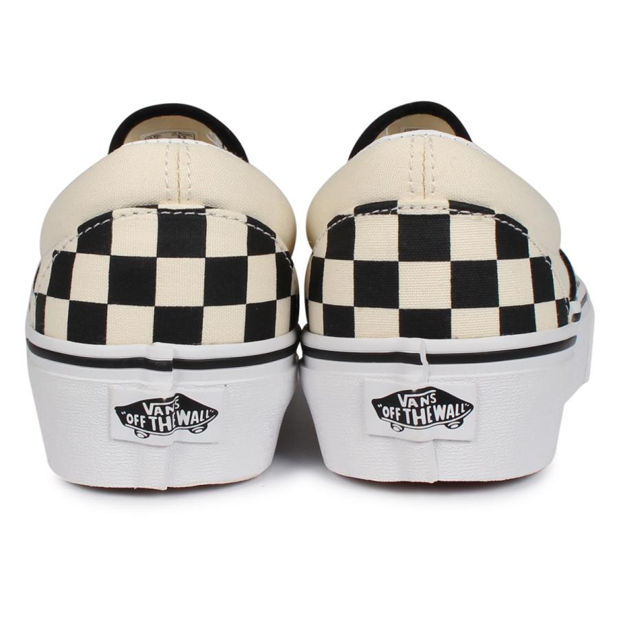 ヴァンズ VANS スリッポン クラシック スニーカー メンズ レディース バンズ 厚底 CLASSIC SLIP-ON PLATFORM VN00018EBWW｜sugaronlineshop｜05