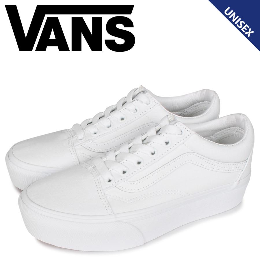 ヴァンズ Vans オールドスクール スニーカー メンズ レディース バンズ 厚底 Old Skool Platform ホワイト 白 Vn0a3b3uw00 Vn Vn0a3b3uw00 シュガーオンラインショップ 通販 Yahoo ショッピング
