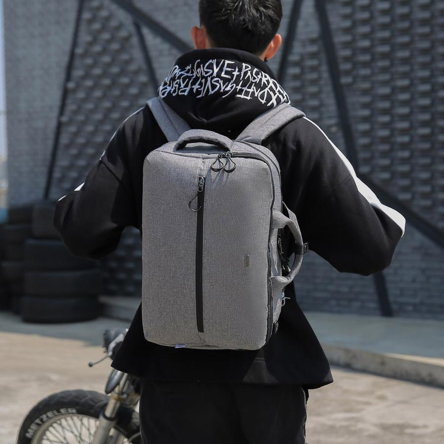 VANQUISH ヴァンキッシュ リュック ビジネスバッグ メンズ 2WAY BACK PACK ブラック グレー ダーク グリーン 黒 41790｜sugaronlineshop｜16