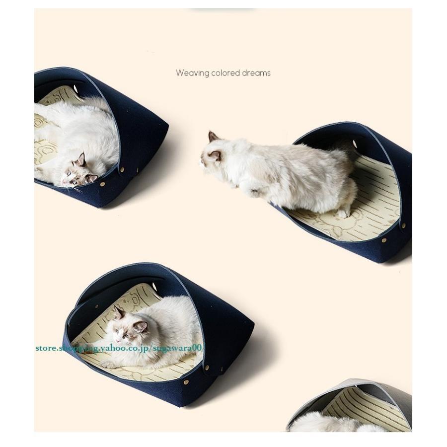 北欧スタイル3カラー選べるウールフェルト 犬ベッド 猫ベッド 高品質なクッション付き寝袋 フォーシーズンズ 猫用ベッド パッドペット猫用品掃除簡単 9093 菅原 通販 Yahoo ショッピング