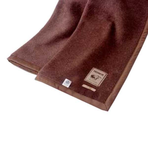 新到着 なめらかな肌ざわり カシミヤ100%毛布 ブラウン 日本製/新品 毛布、ブランケット