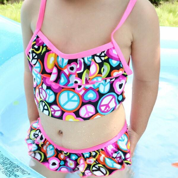 女の子 ビキニ キッズ 水着 ピンク セパレート水着 100cm 110cm 1cm 130cm フリフリ 上下 2点セット 韓国子供服 海水浴 プール メール便対象商品 Qsl043 S Lab 通販 Yahoo ショッピング