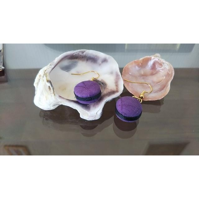 紫根染 シルク ピアス ぷる2 Si Pi Puru2 工房 杉紫水芽衣 通販 Yahoo ショッピング