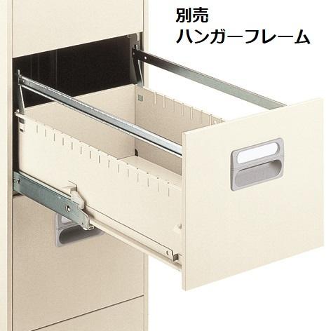ホワイト色 ファイリングキャビネット A3収納・レントゲンファイル兼用サイズ 2段 鍵付き オフィス家具 国産 車上渡し 個人様宛配送不可商品 A3RC-2Wの画像