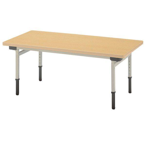 昇降式折りたたみテーブル 高さ調節式テーブル 幼児用テーブル W90×D60×H3850cm 受注生産品 EU0960 eu0960