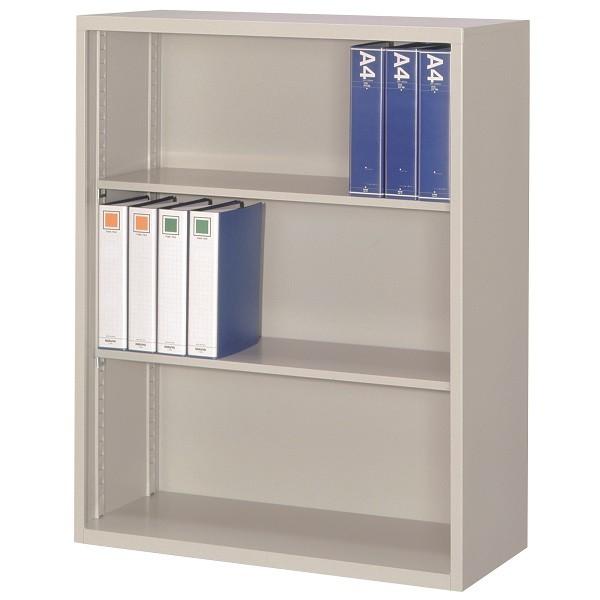 A4対応 スチール書庫 キャビネット スチール棚 書類棚 本棚 書棚 オープン書庫 W88×D40×H111cm オフィス家具 法人様限定商品 国産 車上渡し FO40-G11