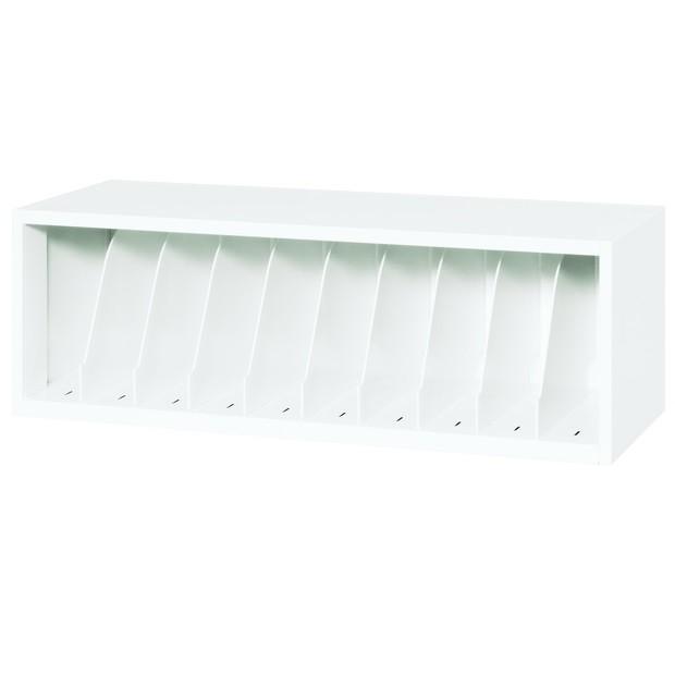 カルテ棚 カルテ収納庫 上置専用 オープン型 A4ヨコ型 W90×D35×H31cm M935-03KA4W