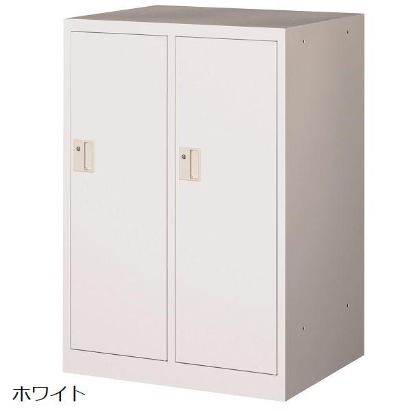 ミニロッカー 2人用 スチールロッカー 2人用ロッカー シリンダー錠 鍵付き オフィス家具 国産 車上渡し W60×D51.5×H88cm MLK2 | TRUSCO中山