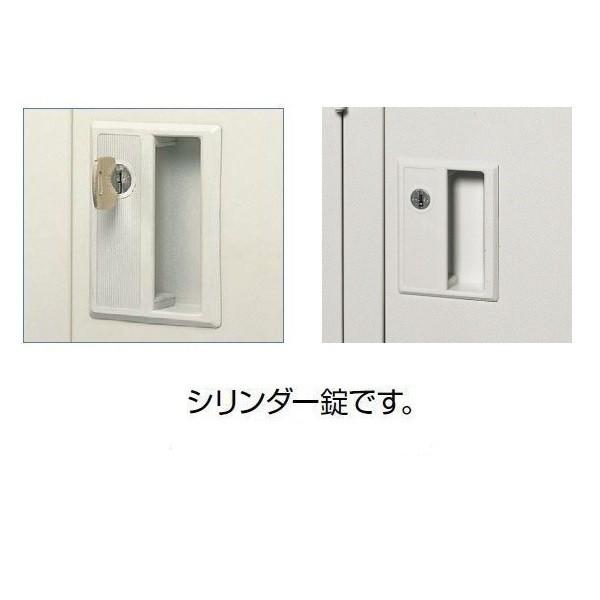 ミニロッカー 2人用 スチールロッカー 2人用ロッカー シリンダー錠 鍵付き オフィス家具 国産 車上渡し W60×D51.5×H88cm MLK2 | TRUSCO中山 | 05