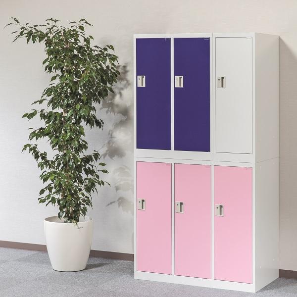 ミニロッカー 1人用 スチールロッカー 1人用ロッカー シリンダー錠 鍵付き オフィス家具 国産 車上渡し W30×D51.5×H88cm MLK | TRUSCO中山 | 08