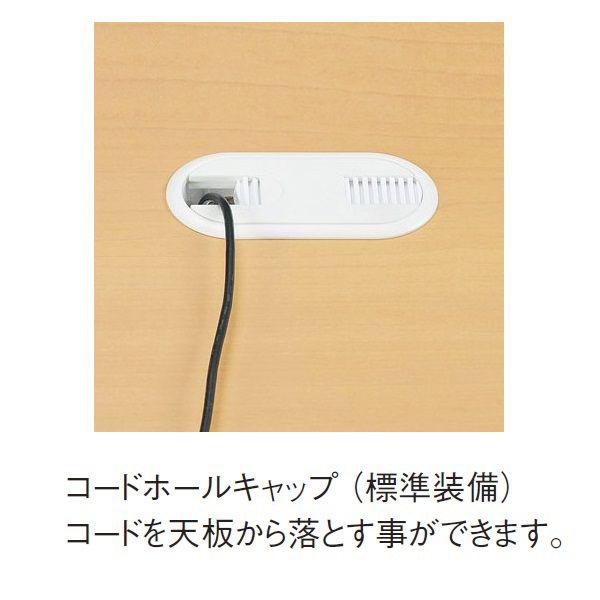 診察テーブル ドクターテーブル 医療施設用テーブル 病院用家具 右ラウンド W180×D90×H70cm お客様組立 受注生産品 NSD-1890R_2