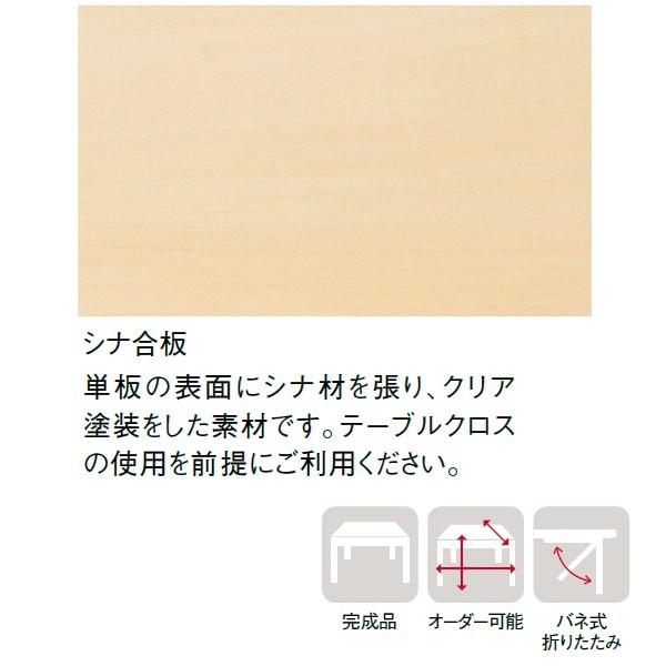 RTレセプションテーブル 角型 宴会用テーブル 宴会テーブル 国産 受注生産品 W1800×D900×H700mm RT-1890の画像