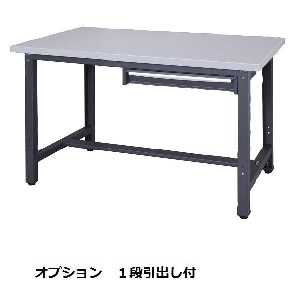 作業台 耐荷重800kg W120×D75×H73.5cm スチール天板 ワークベンチスチール 作業用テーブル お客様組立 WZS-1275N｜sugihara｜04