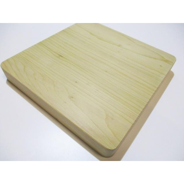 ＜新品＞青森ひば 抗菌まな板（一枚板）識別CP-31　人気の正方形タイプです |  | 03