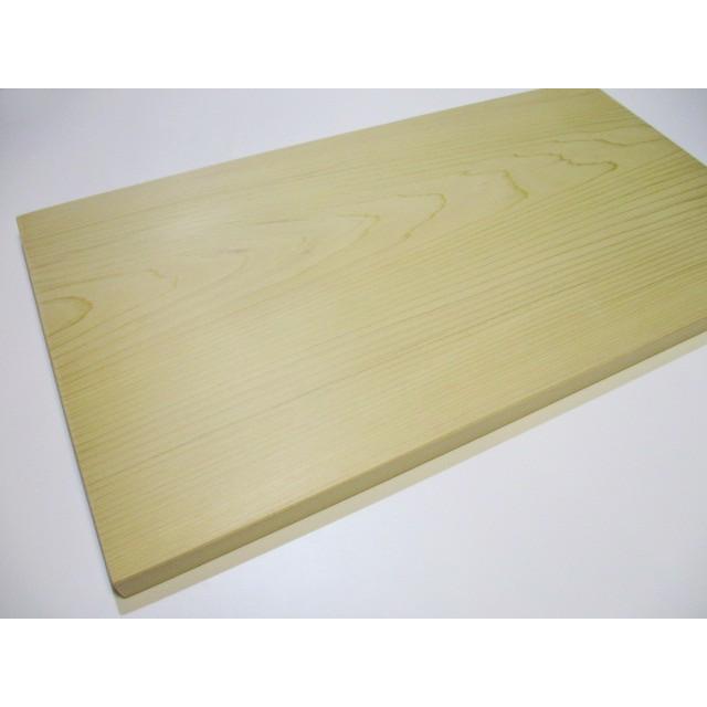 ＜新品＞青森ひば 抗菌まな板　識別CP-4　大型のまな板ですが薄めに作ってあります！大きめなのに軽くて扱いやすいですよ |  | 06