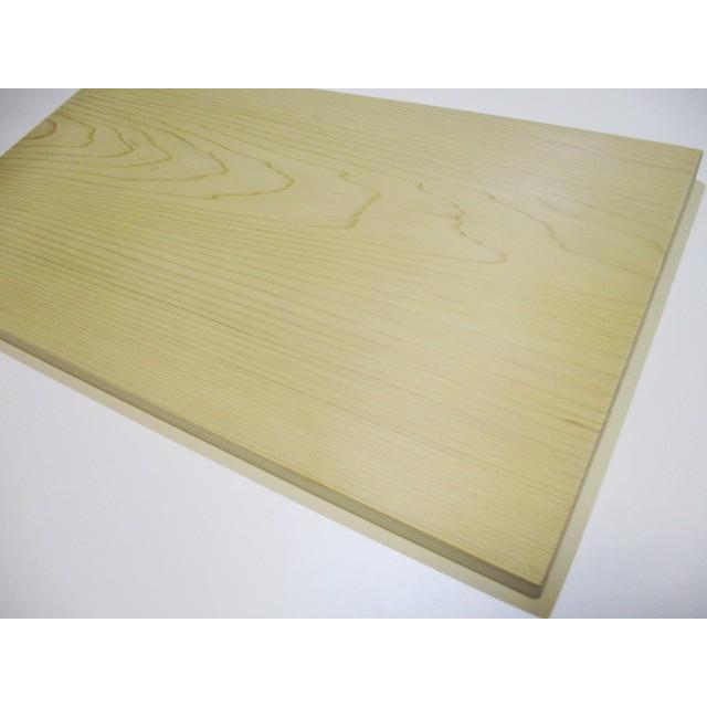 ＜新品＞青森ひば 抗菌まな板　識別CP-4　大型のまな板ですが薄めに作ってあります！大きめなのに軽くて扱いやすいですよ |  | 07