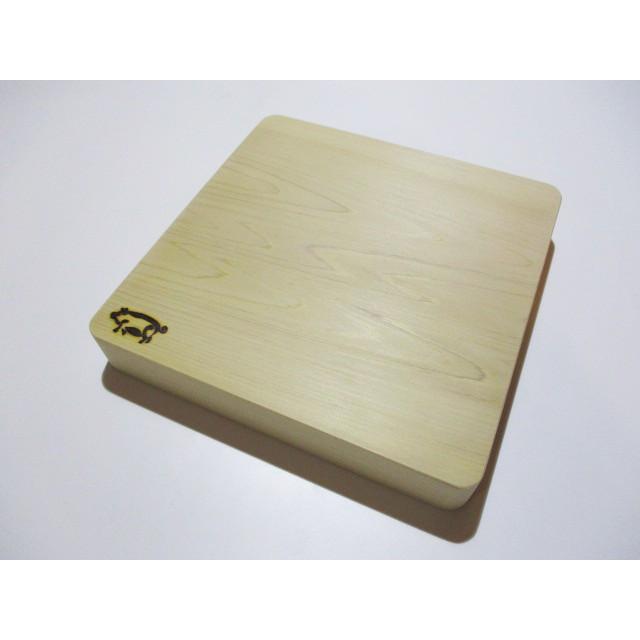 ＜新品＞青森ひば 抗菌まな板　識別CY-14　大人気の正方形タイプです！小さめですが厚めに作ってあります |  | 02