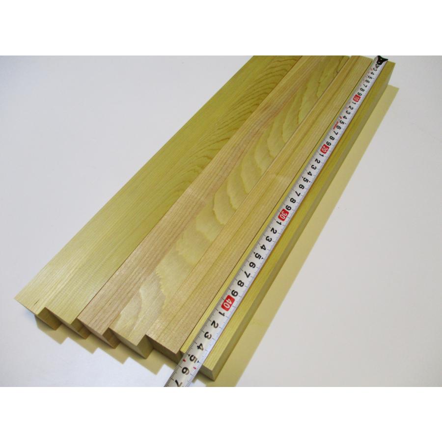 長さ45cm】青森ひばの角材（断面サイズ約26mm×34mm程度）長さ45cm