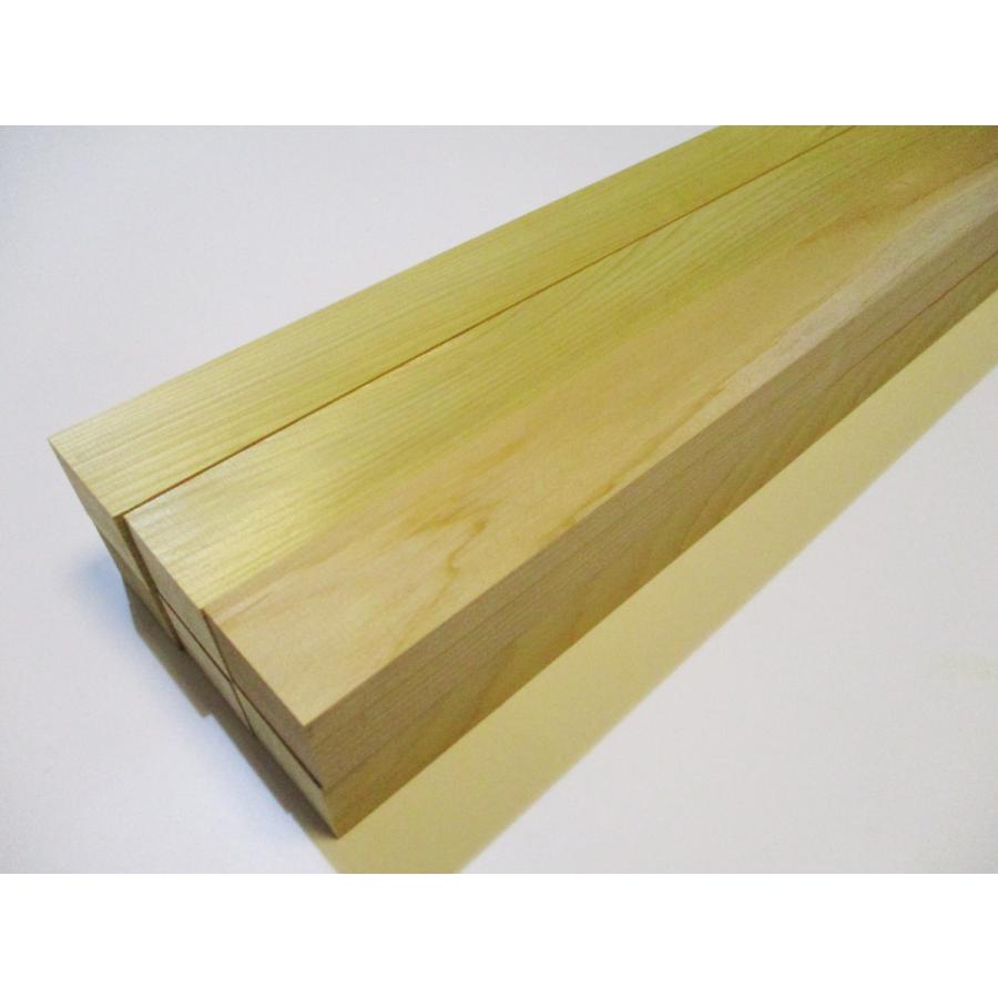 長さ45cm】青森ひばの角材（断面サイズ約26mm×34mm程度）長さ45cm
