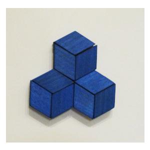 マグネット式 幾何学パターンブロック（基本セット）知育玩具 自然木の