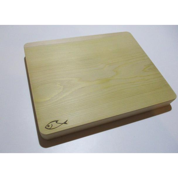 ＜新品＞青森ひば 抗菌まな板（一枚板）識別YS-31 |  | 02