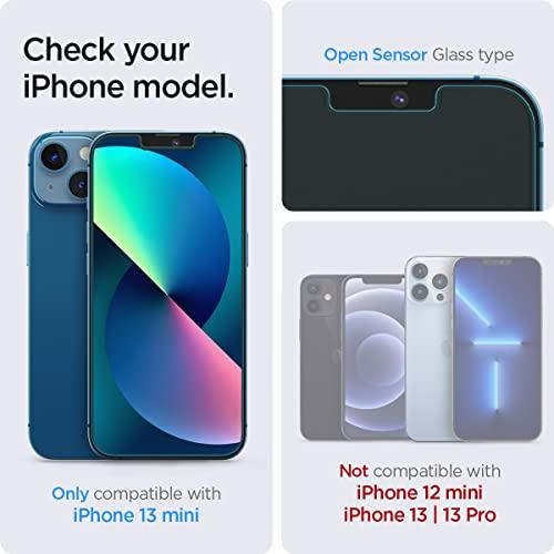 Spigen EZ Fit ガラスフィルム iPhone 13 Mini 用 貼り付けキット付き iPhone13 Mini 対応 保護 フィルム 2枚入｜sugimotoshouji｜02