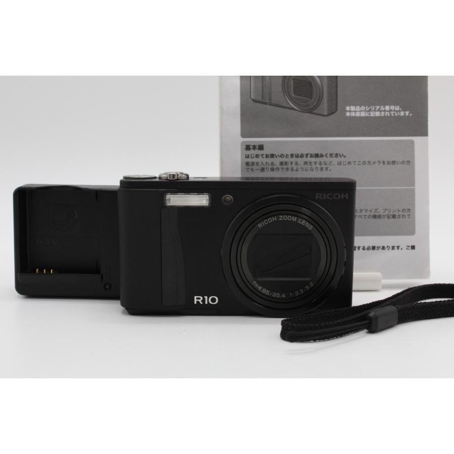 良品】RICOH リコー デジタルカメラ R10 ブラック R10BK #LE2025844