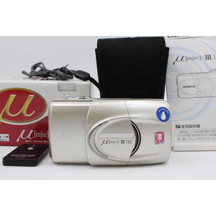 化粧箱付き！！＞＞【良品】OLYMPUS オリンパス μ[mju:]-III ミューIII