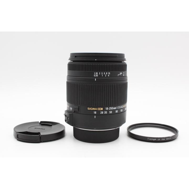 美品 シグマ 18-250mm DC OS HSM ☆ニコン用☆高倍率レンズ ⭐️ニコン用 シグマ 18-250mm F3.5-6.3 DC MACRO OS 18-250mm F3.5-