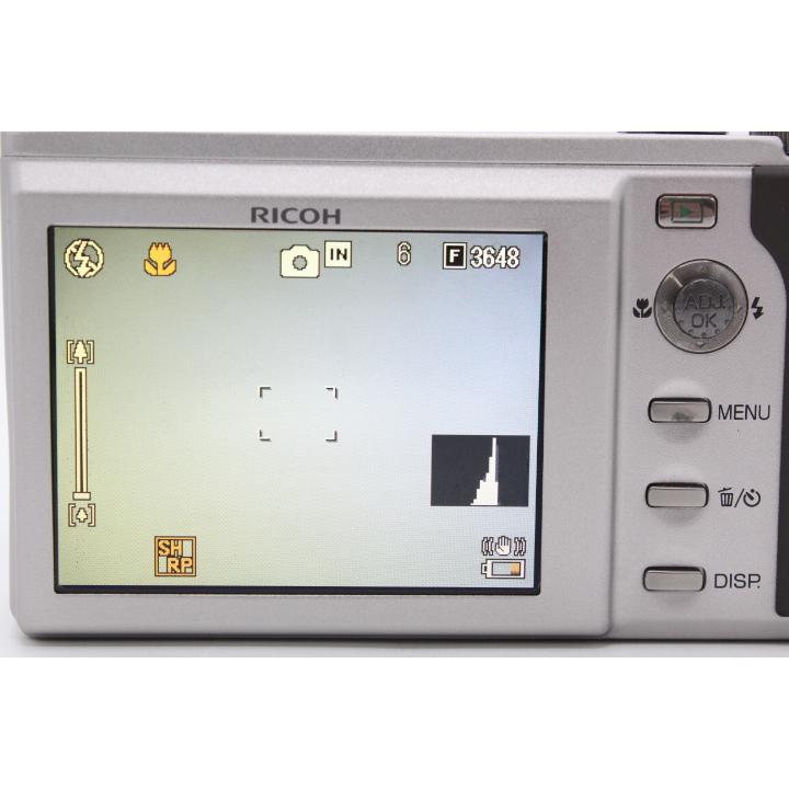 良品】RICOH リコー R8 コンパクトデジタルカメラ シルバー #LE2026503