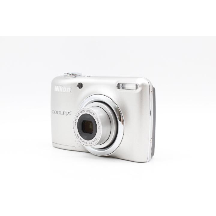 美品】NIKON ニコン デジタルカメラCOOLPIX L23 シルバー L23SL 1000万 