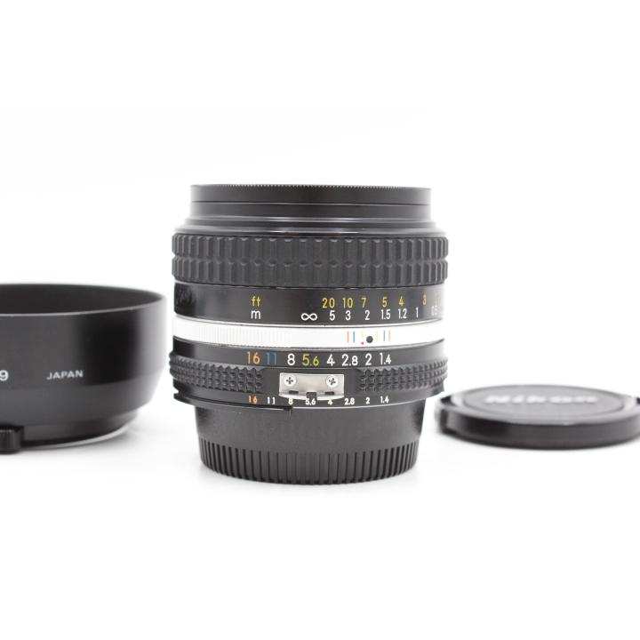 ★極上品★ ニコン Ai-S 50mm F1.4 #790 フード付 フード付き！！＞＞【美品】NIKON ニコン ai-s 50mm F1.4 #LE2027499