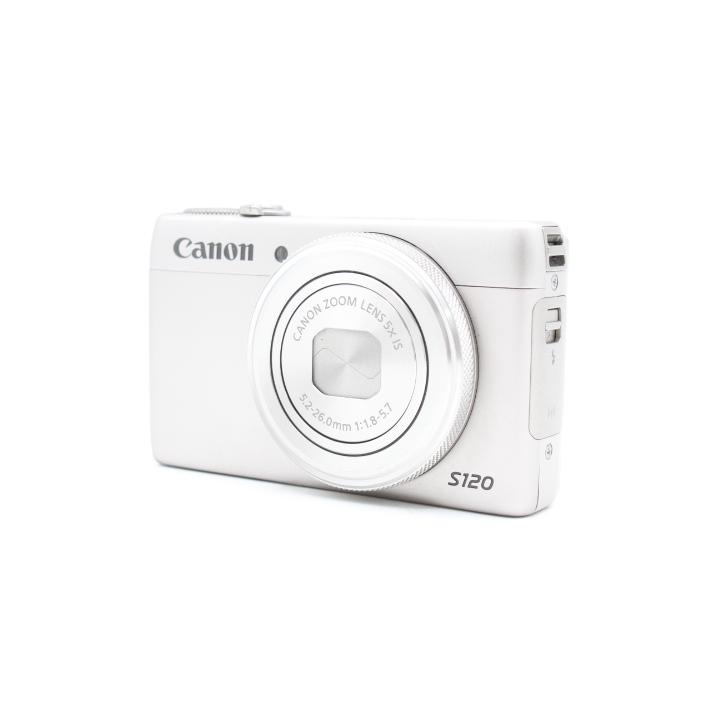 ＜＜別売りポーチ＆新品充電器付き！！＞＞【良品】CANON キヤノン PowerShot S120(シルバー) F値1.8 広角24mm #LE2027622_1
