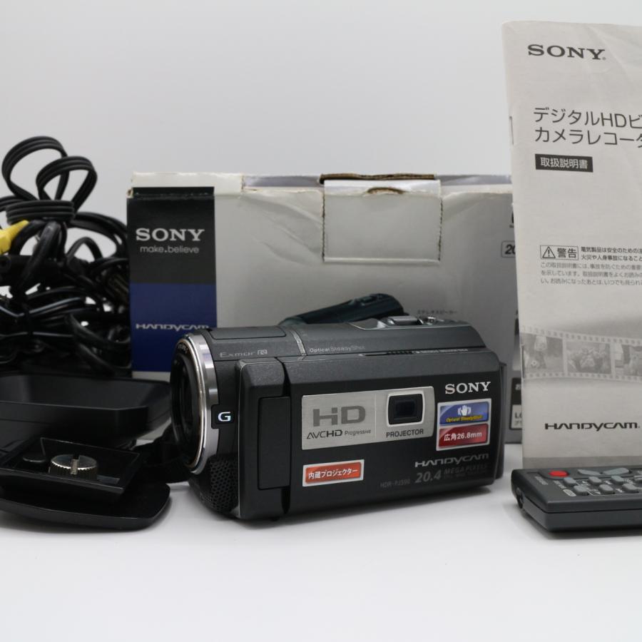 SONY HDR-PJ590V ビデオカメラ 未使用品 化粧箱付き！！＞＞【良品】SONY ソニー HDビデオカメラ Handycam HDR