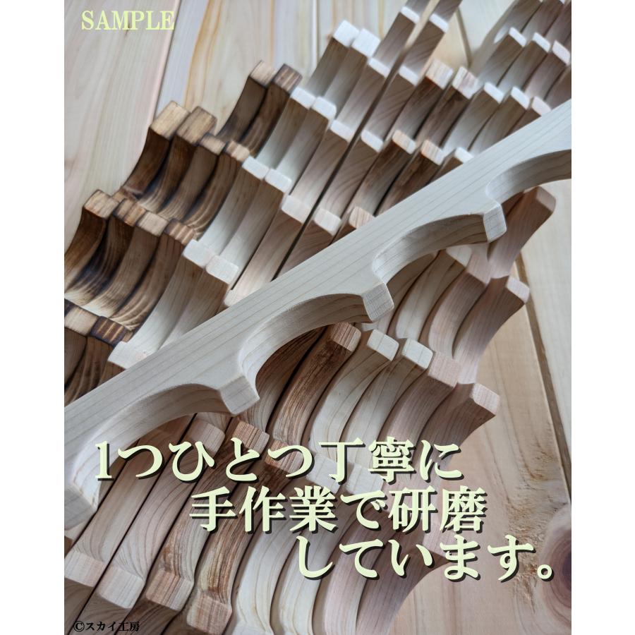 ロッドスタンド 10本 一体式リール&ルアースタンド 2段 国産ヒノキ製 完成品 ロッドスタンド 10本 国産ヒノキ製 リール&ルアースタンド一体式