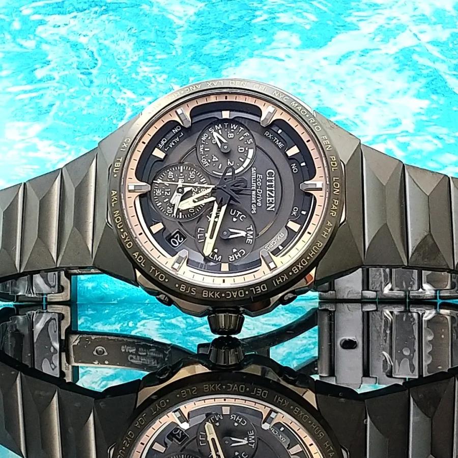 シチズン CITIZEN SATELLITE WAVE GPS衛星電波時計 チタニウム シチズン CITIZEN SATELLITE WAVE GPS衛星電波時計 チタニウム