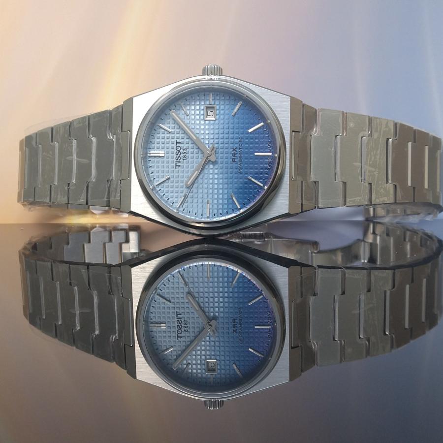 TISSOT ティソ PRX 自動巻 アイスブルーカメレオン文字盤 40mm TISSOT ティソ PRX 自動巻 アイスブルーカメレオン文字盤 40mm