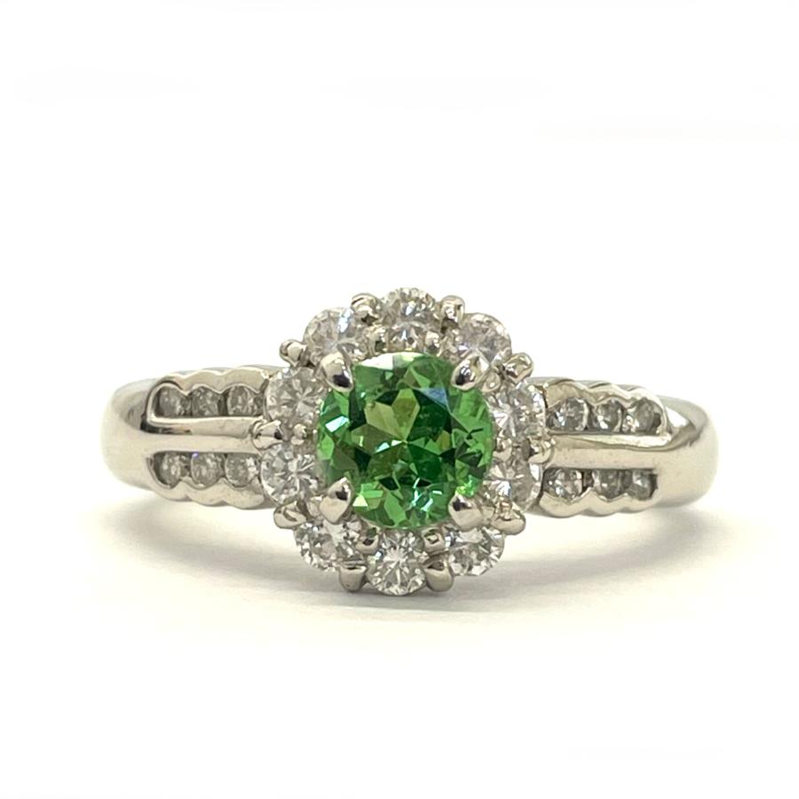 最終！エメラルドダイヤモンド リング【1.08ct D0.35ct Pt900】 【公式