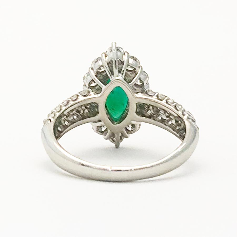 中古】Pt900 オパール ダイヤ ファッションリング O 1.36ct D 1.74ct