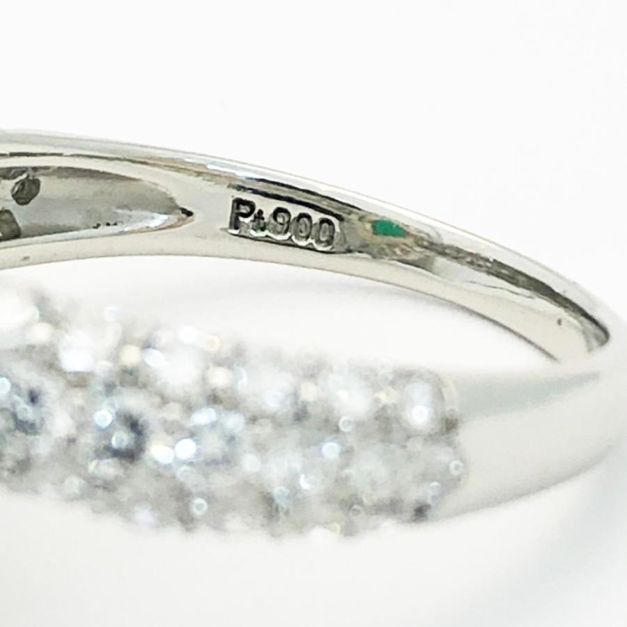 中古】Pt900 オパール ダイヤ ファッションリング O 1.36ct D 1.74ct