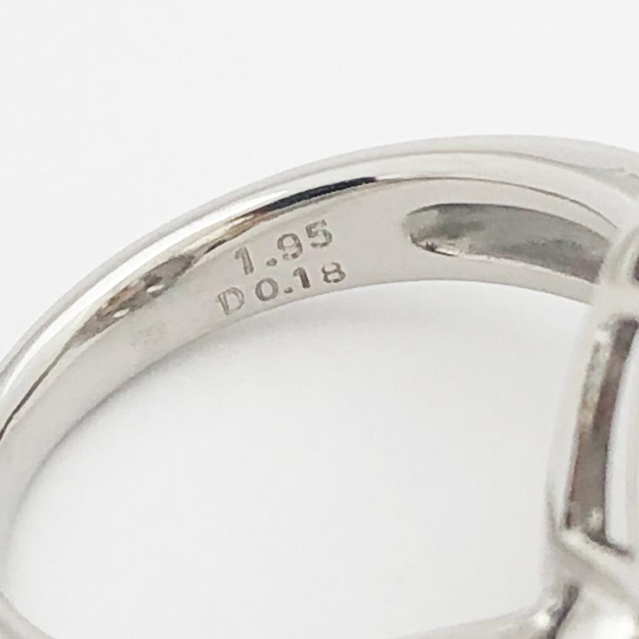 Pt900 トルマリン リング T1.95ct D0.18ct 11号 9.7g : すぎ質店 
