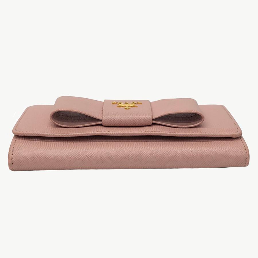 PRADAリボン パスケース付 ピンクサフィアーノ 【中古】 楽天市場】【未使用品】PRADA プラダ サフィアーノ ドキュメント