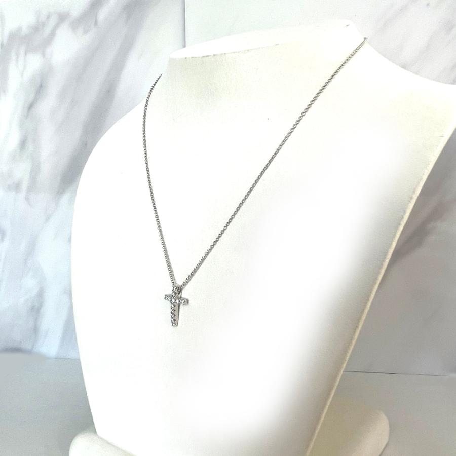 Ponte Vecchio（ポンテヴェキオ） ダイヤ クロス K18WG ホワイト