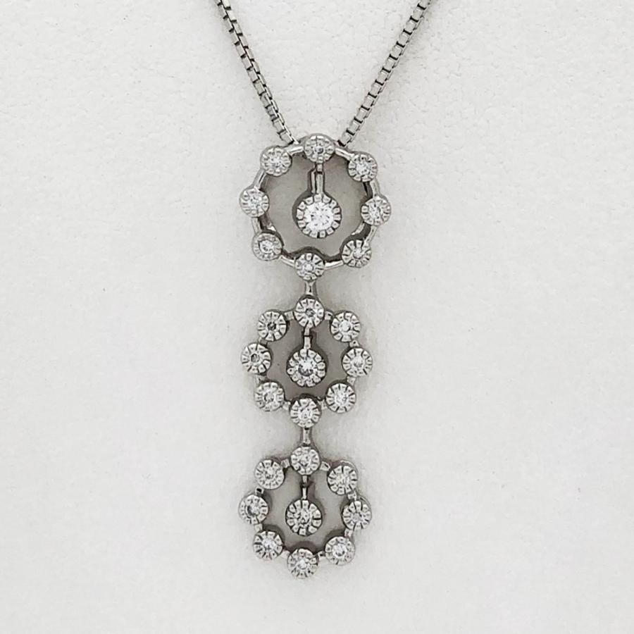 Pt850 ダイヤ ネックレス D 0.37ct 9.2g : すぎ質店 - 通販 - Yahoo 