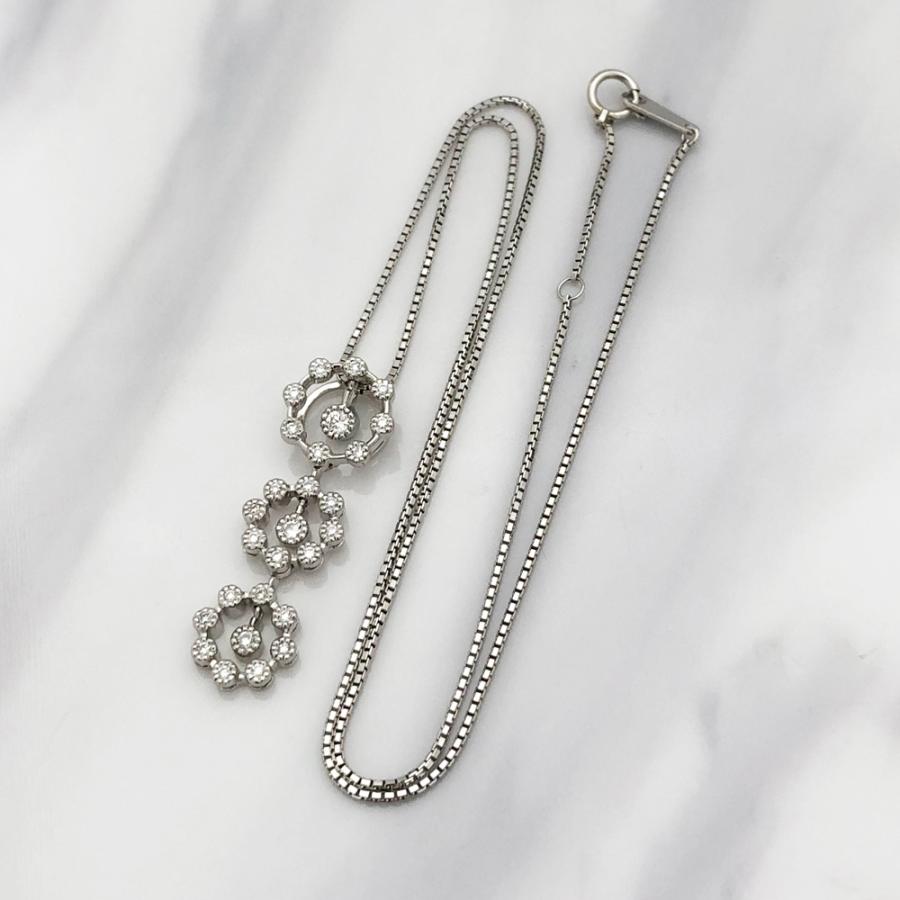 Pt850 ダイヤ ネックレス D 0.37ct 9.2g : すぎ質店 - 通販 - Yahoo 