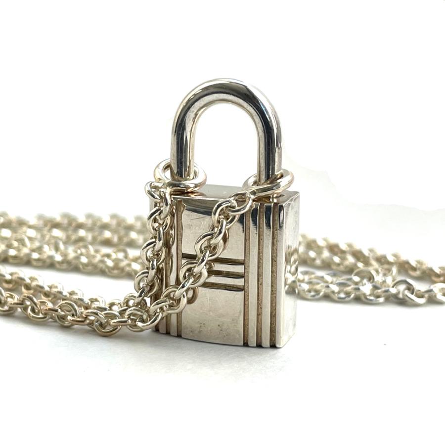HERMES 【中古】HERMES エルメス カデナ 925 SV シルバー ネックレス 