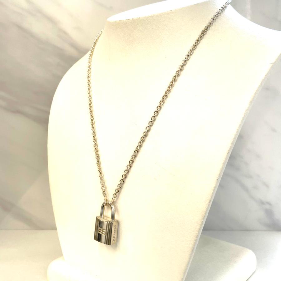 HERMES 【中古】HERMES エルメス カデナ 925 SV シルバー ネックレス  