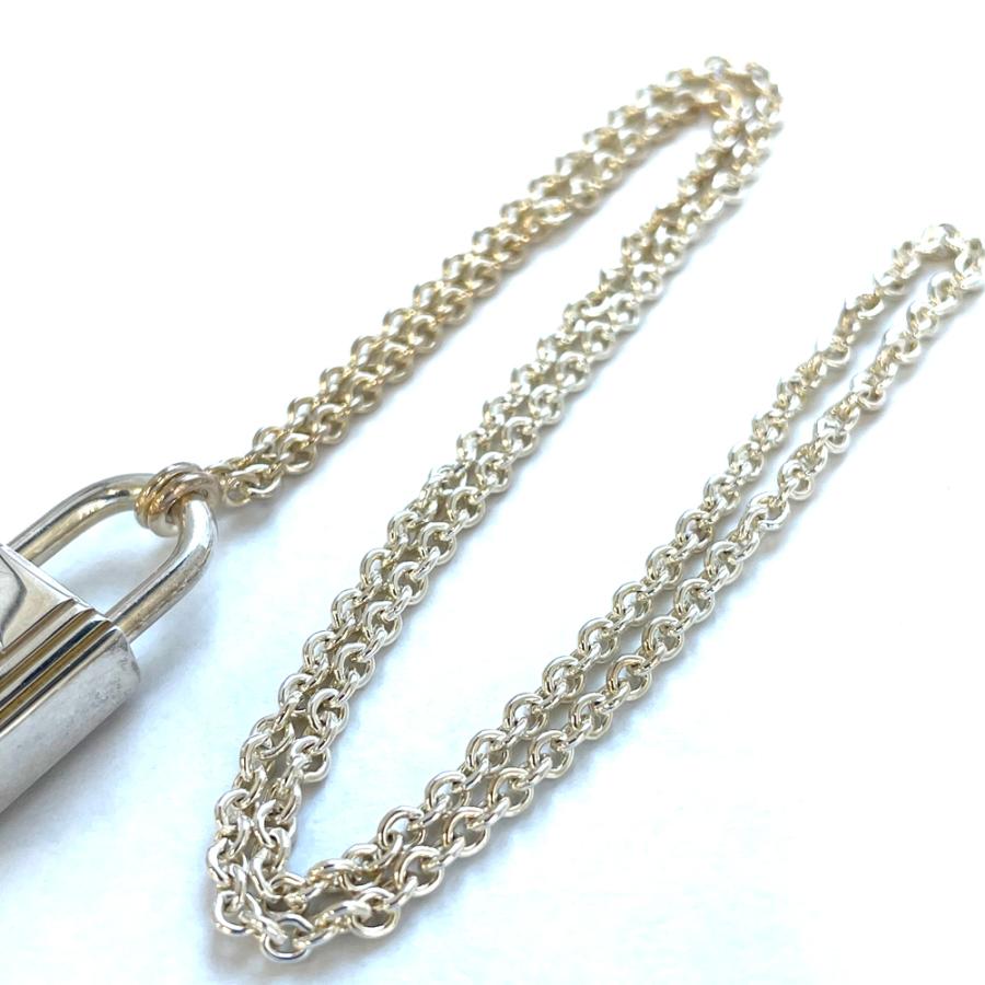 HERMES 【中古】HERMES エルメス カデナ 925 SV シルバー ネックレス 